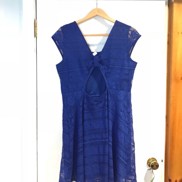 Xhilaration Royal Blue Junior size Dress - Picture 2 of 3